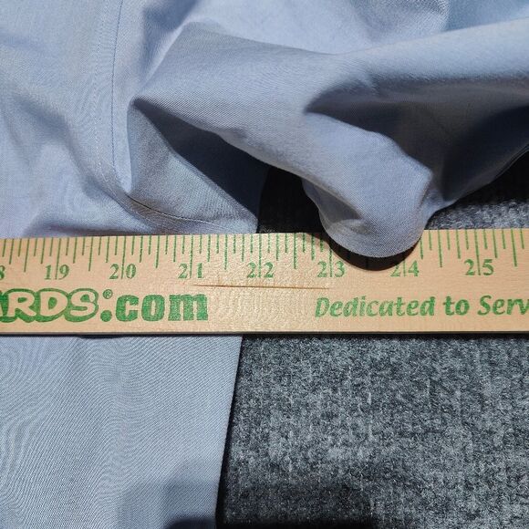 Eddie Bauer Large Blue Dress Shirt - Picture 3 of 5